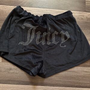 Juicy Couture Black Athletic Shorts